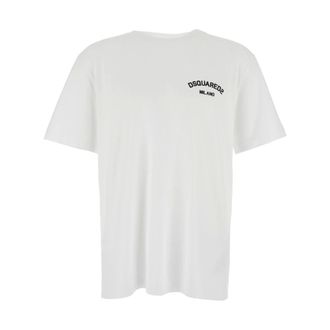 Dsquared2 Tops, Heren, Wit, XL, Polo Shirts