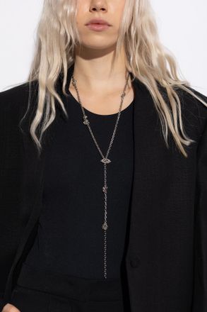 Jil Sander Brass Necklace, Womens, Silver