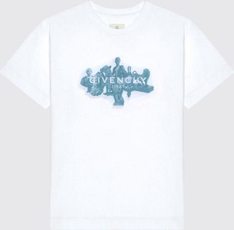 Givenchy Mens Sculptural Print Tshirt - White Cotton - Size X-Large