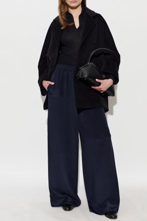 Max Mara Double-breasted Coat Rebus, Womens, Black