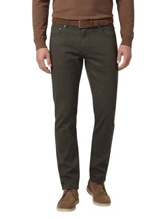 Gardeur Pantalon Bill 5-p groen katoen