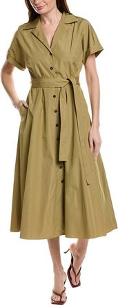 Lafayette 148 New York Notch Lapel Shirtdress