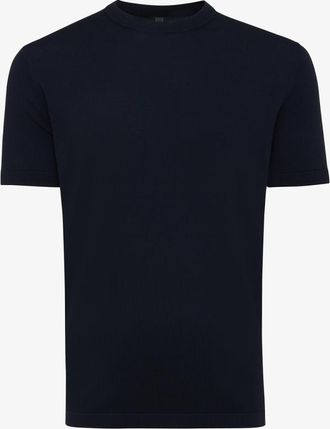 Genti Roundneck T-shirt | Donkerblauw