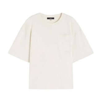 Max Mara Dames, Tops, Beige, Maat: L Katoen