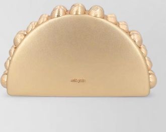 Cult Gaia leather clutch bag