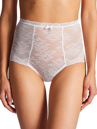 Aubade Womens Danse Des Sens High Waist Brief - White polyamide - Size X-Small