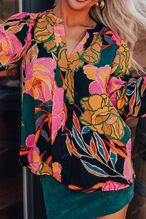 Azura Exchange Bloemenprint Relaxed Fit Blouse