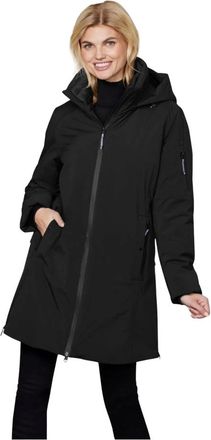Junge Parka - Dames - Parka Jassen - Zwart - XL - Jassen