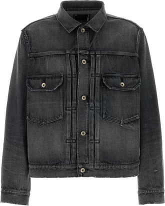 sacai Black Denim Jacket