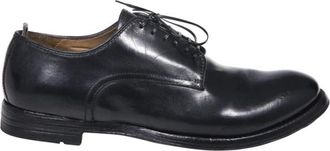 Officine Creative Zwarte Buffalo Leren Loafers - Heren - Nette schoenen - Zwart - 40 EU - Leer - Schoenen