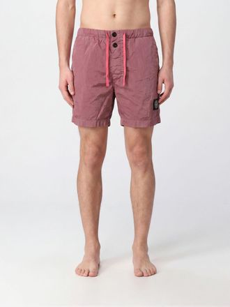 Stone Island Shorts da mare in nylon riciclato Econyl con logo Compass