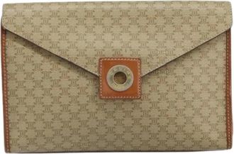 Celine Pre-owned Clutches, female, Beige, Size: ONE SIZE Pre-owned Vintage Clutch