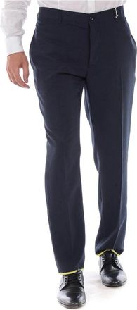 Daniele Alessandrini Stijlvolle Pantalon - Heren - Nette broeken - Blauw - 3XL - Polyester - Broeken