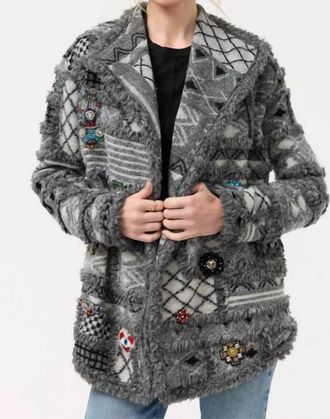 Johnny Was Patchwork Jacket In Cordelia Black