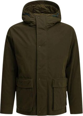 Herno Gewatteerde Parka - Heren - Zomerjassen - Groen - S - Jassen