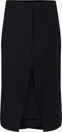 Alexander McQueen Geschlitzer Bleistiftrock aus Wollgabardine