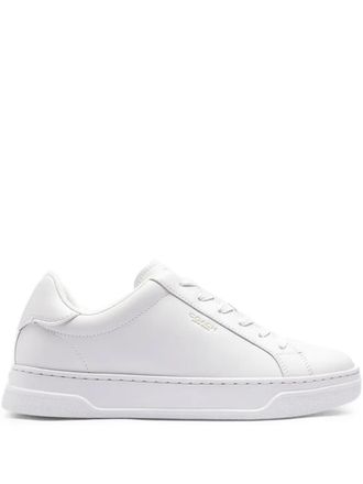 Coach High Line sneakers - women - Calf Leather/Artificial Leather/Polyethylene vinyl acetate (PEVA) - 10.5 - White
