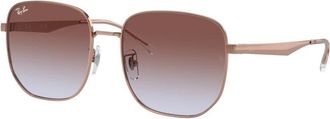 Ray-Ban Stijlvolle zonnebril Rb 3713D 9202I8 - unisex - Zonnebrillen - Geel - 57 MM - Accessoires