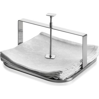 Mepra Stile By Pininfarina Napkin Holder in Metallic Silver at Nordstrom