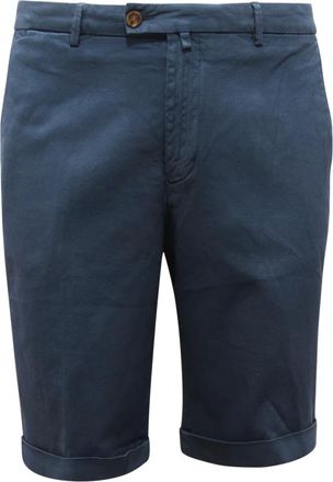 BRIGLIA 1949 Casual Shorts, male, Blue, S, Bermuda Shorts Bg108 in Navy Blue