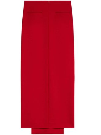 Courr&egrave;ges Gonna lunga Heritage - Rosso