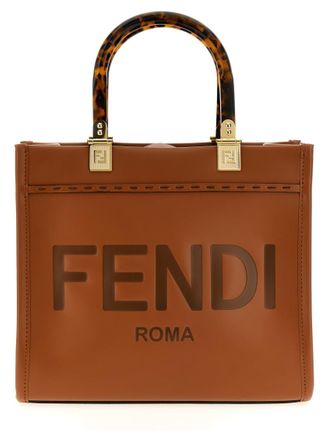 Fendi Brown Fendi Sunshine Small tote bag