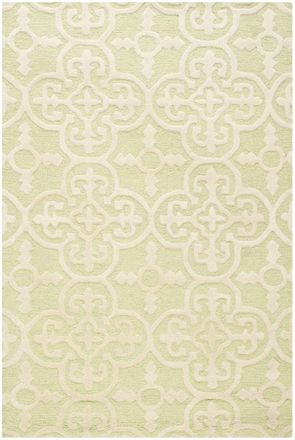 Safavieh Alfombra lana verde/neutrale 122 x 183 cm