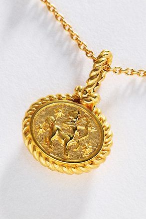 Awe Inspired Zodiac Gemstone Pendant Necklace
