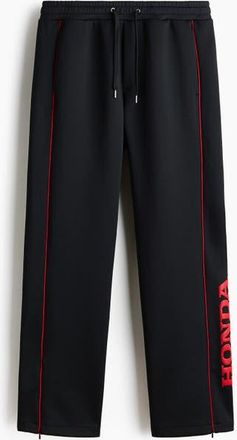 H&M Relaxed Fit Joggers in Black/honda at Nordstrom, Size Xx-Large
