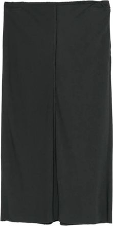 Ami Slit Skirt - Dames - Midirokken - Zwart - S - Rokken