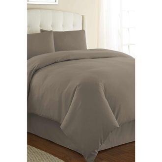 Southshore Fine Linens Vilano Springs Duvet Cover Set in Dark Taupe at Nordstrom Rack, Size Twin/twin Xl