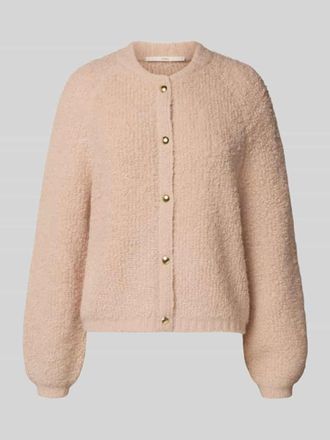 Lanius Lanius Regular Fit Strickjacke aus Alpaka-Mix Modell College in Beige, Größe 34