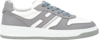 Hogan H630 Retro Basketball Sneakers - Heren - Sneakers - Grijs - 43 EU - Leer - Schoenen