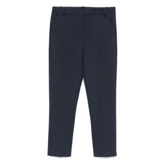 Pinko Stylish Bello Trousers - female - PINKO - Cropped Trousers - Blue - S - Trousers