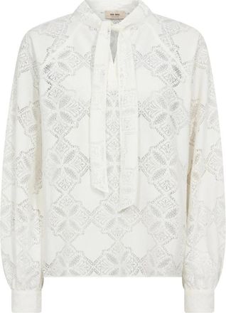 Mos Mosh Blouses & Shirts - Dames - Blouses - Beige - M - Overhemden