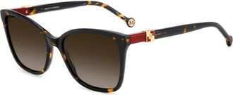 Carolina Herrera Zonnebril - Dames - Zonnebrillen - Bruin - 56 MM - Accessoires
