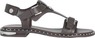 Ash Brown Piper Leather Sandals