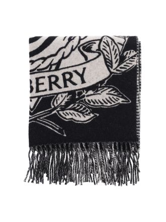 Burberry Womens Scarfs Black Cashmere