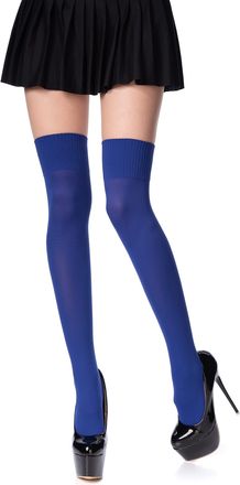 Romartex Women Girl Thigh High Socks Overknee Over the Knee High Socks Stockings, Royal