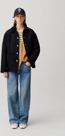 Claudie Pierlot Manteau droit court laine