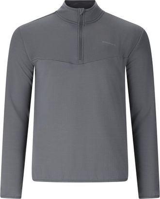 ENDURANCE Ledger Waffle Melange Midlayer Fleecepullover f&uuml;r Herren | grau