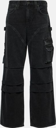 A Gold E Nera mid-rise straight cargo jeans