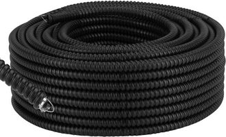 OEM Tubo Conductor Met&aacute;lico Meks 11/15 Con Piloto En Revestimiento De Pvc Negro