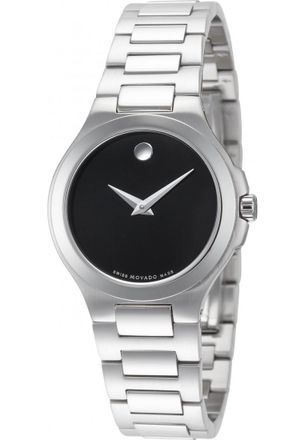 Movado Womens 0606164 Ladies Collection Watch - Silver - One Size