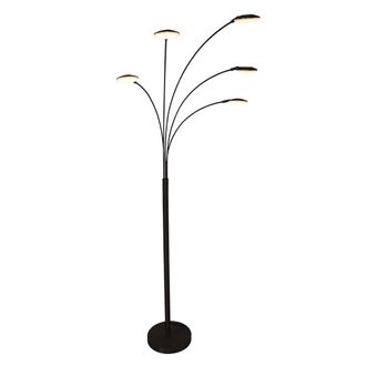 Steinhauer Mexlite - L&aacute;mpara De Pie - Synna - Negro - Metal - Led - 1327zw
