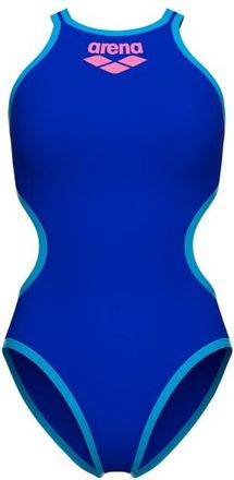 Arena Big Logo One Piece Badeanzug f&uuml;r Damen | lila