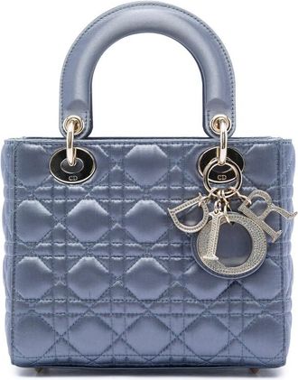 Dior Pre-owned Dior Small Satin Cannage Swarovski Lady Dior Ladies Z22TG6ZWB692157L
