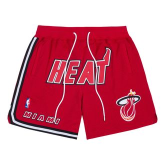 Mitchell & Ness x Just Don Miami Heat 1996-97 Logo Shorts Red PFSW6977-MHEYYPPPSCWH