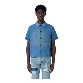 Gallery Dept. Denim Shirts, male, Blue, Size: XL Dartz Shirt