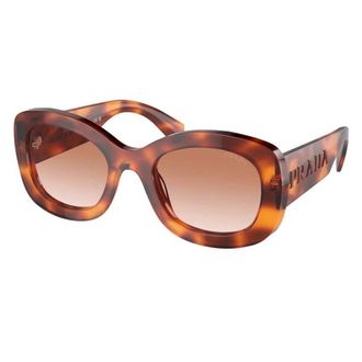 Prada Brown Gradient Oval Ladies Sunglasses PR A13S 18R70E 54